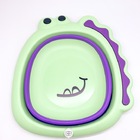 Bacia Dobrável De Plástico Para Banho Ou Roupas Infantil - De