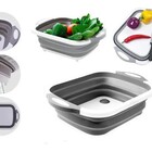 Bacia Dobrável Retrátil Tábua Multifuncional Silicone