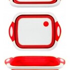 Bacia Dobrável Retrátil Tábua Multifuncional Silicone