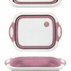 Bacia Dobrável Retrátil Tábua Multifuncional Silicone