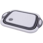 Bacia Escorredor Silicone Retratil 3 Em 1 Bandeja Dobravel Ta