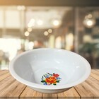 Bacia Esmaltada Premium Estampada 34cm - Yazi