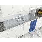 Bacia Inox 1,60x0,53 Duranox Cuba Central