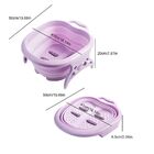 Bacia Massageador Para Pés Pedicure Portátil Banheira  Dobrav