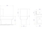 Bacia Para Caixa Acoplada Quadratta  Branco