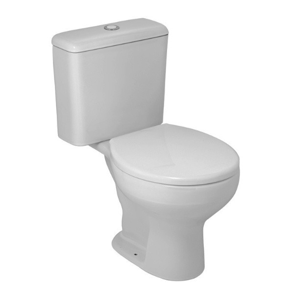 Bacia Sanitária com Caixa Acoplada 3/6L Flamingo Plus Cinza Prata Incepa