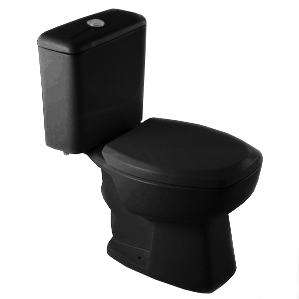 Bacia Sanitária com Caixa Acoplada 3/6L Thema Plus Preta Incepa