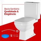 Bacia Sanitaria Deca Quadra Com Caixa Acoplada Branco Gelo Kp