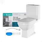 Bacia Sanitaria Deca Quadra Com Caixa Acoplada Branco Gelo Kp
