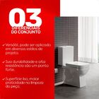 Bacia Sanitaria Deca Quadra Com Caixa Acoplada Branco Gelo Kp