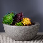 Bacia Siena 12x26cm Pedra