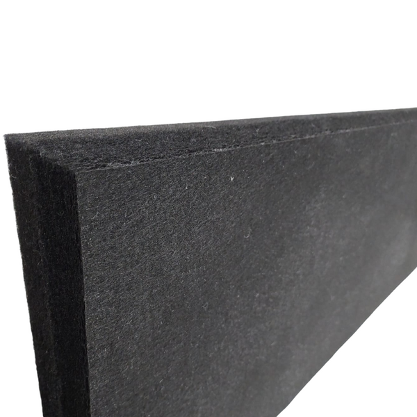 Baffle Biombo Lã De Pet 300 X 1200 X 50mm - Preto