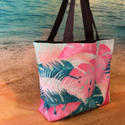 Bag Grande De Piscina E Nescessarie Em Lona Adao Pink-b97