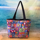 Bag Grande De Piscina E Nescessarie Em Lona Bahia-b14