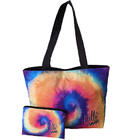 Bag Grande De Praia E Nescessarie Em Lona  Tie Day -b118