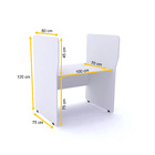 Baia P/ Atendimento Simples Inicial Pandin Maxxi - Branco