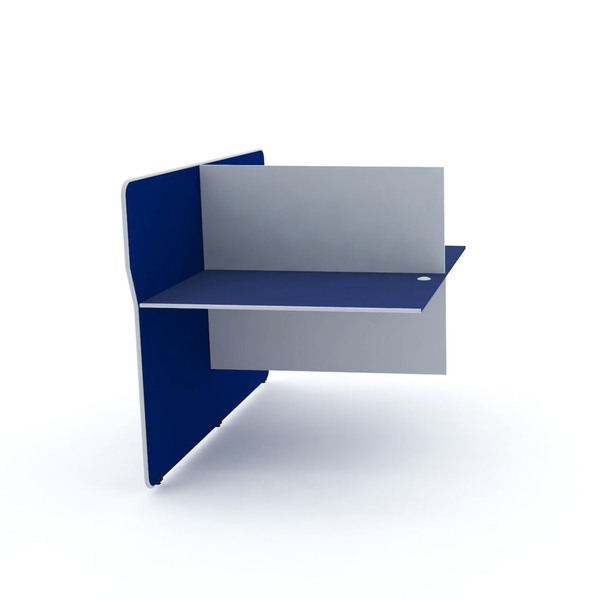 Baia P/ Telemarketing Dupla Contínua Pandin Maxxi - Azul/cinza