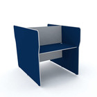 Baia P/ Telemarketing Dupla Inicial Pandin Maxxi - Azul/cinza