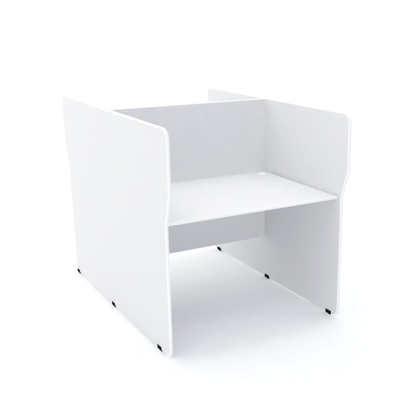 Baia P/ Telemarketing Dupla Inicial Pandin Maxxi - Branco