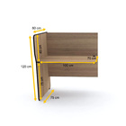 Baia P/ Telemarketing Simples Contínua Pandin Maxxi - Natural