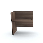 Baia P/ Telemarketing Simples Contínua Pandin Maxxi - Walnut/