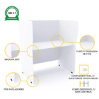 Baia P/ Telemarketing Simples Inicial Pandin Maxxi - Branco