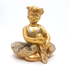 Bailarina Estatueta Enfeite Decoração Premium Resina 4 Cm