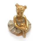 Bailarina Estatueta Enfeite Decoração Premium Resina 4 Cm