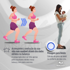 Balança Bodyscan Vision Preto Relaxmedic