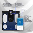 Balança Bodyscan Vision Preto Relaxmedic