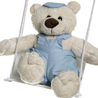 Balança Com Urso Menino Quarto Bebê Infantil