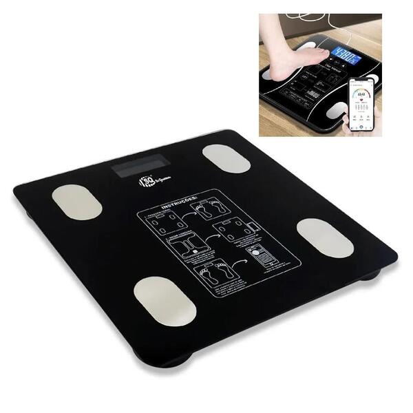 Balanca Corporal Biopedancia Bluetooth Medicao Gordura Imc Ma
