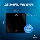 Balança Corporal Digital De Banheiro Ônix 180kg Relaxmedic