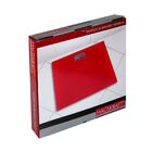 Balança De Banheiro Hauskraft Vermelha 180kg