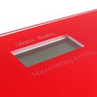 Balança De Banheiro Hauskraft Vermelha 180kg