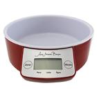 Balanca De Cozinha Digital Eletronica Touch 5kg Vermelha Ana