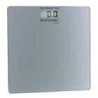 Balança De Peso Corporal Recarregável Via Usb Prata Hc411