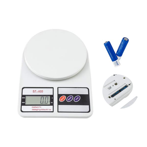 Balança De Precisão Digital Sf 400 Eletrônica Branca Para Cozinha ...