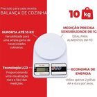 Balança Digital Alta Precisao Eletronica 1g A 10kg  Comida Cu