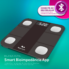 Balança Digital Bioimpedância Smart App Relaxmedic