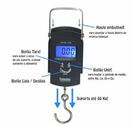 Balança Digital De Mala Com Gancho  Alça E Termômetro Até 50kg