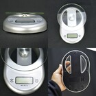 Balança Digital Luxo 5 Kg Vidro Prata Cbrn14200