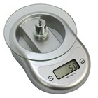 Balança Digital Luxo 5 Kg Vidro Prata Cbrn14200