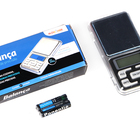 Balança Digital Precisão Prateada Peso