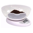 Balança Para Cozinha Digital Com Cuba Acrilico De Alta Precis