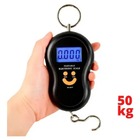 Balança Pesa Mala Preta Digital Portátil Eletrônica