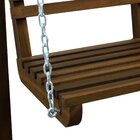 Balanço 2 Lugares Caribe Madeira Imbuia Maciça Stain Imbuia