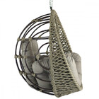 Balanço Corda Náutica Suspenso Em Alumínio Para Jardim Trama