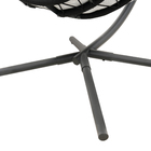 Balanço de Aço Oval 190x100x125m² Cinza Naterial