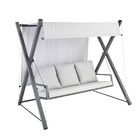 Balano de Jardim em Ao 189x155cm Cinza Odyssea Naterial